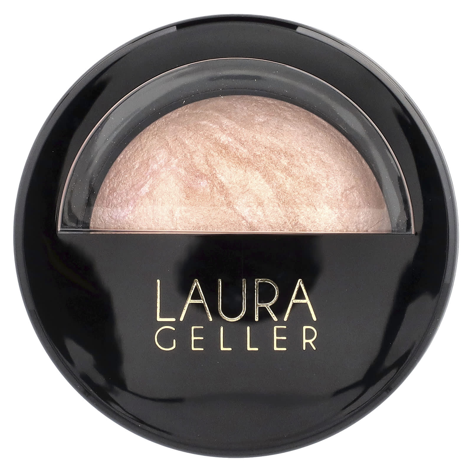 Laura Geller, Baked Blush-N-Brighten, Marbleized Blush, Ethereal Rose, 0.16 oz (4.5 g) - Image 1