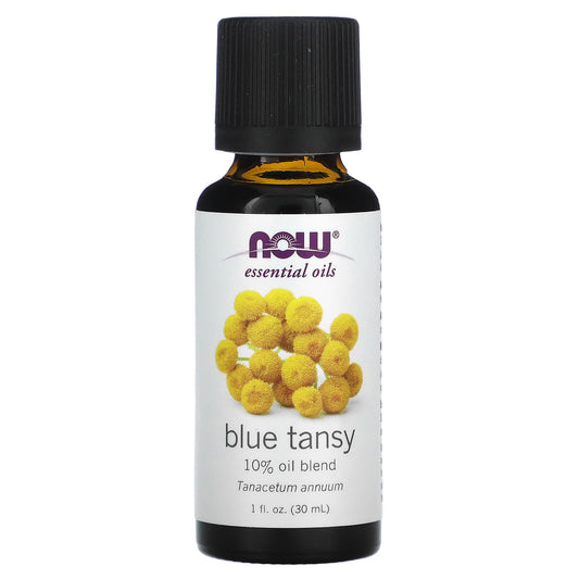 NOW Foods, Essential Oils, Blue Tansy, 1 fl oz (30 ml) - Image 1