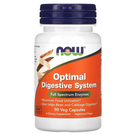 NOW Foods, Optimal Digestive System, 90 Veg Capsules - Image 1
