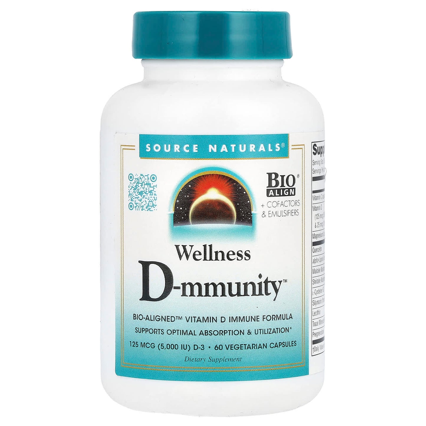 Source Naturals, Wellness D-mmunity™, 60 Vegetarian Capsules - Image 1