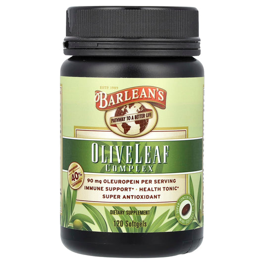 Olive Leaf Complex - 120 Softgels for Immune & Heart Health - Image 1