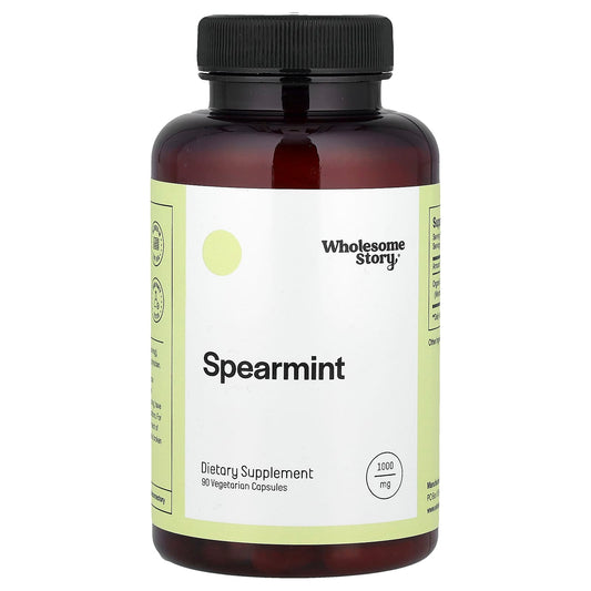 Wholesome Story, Spearmint, 90 Vegetarian Capsules (333 mg per Capsule) - Image 1