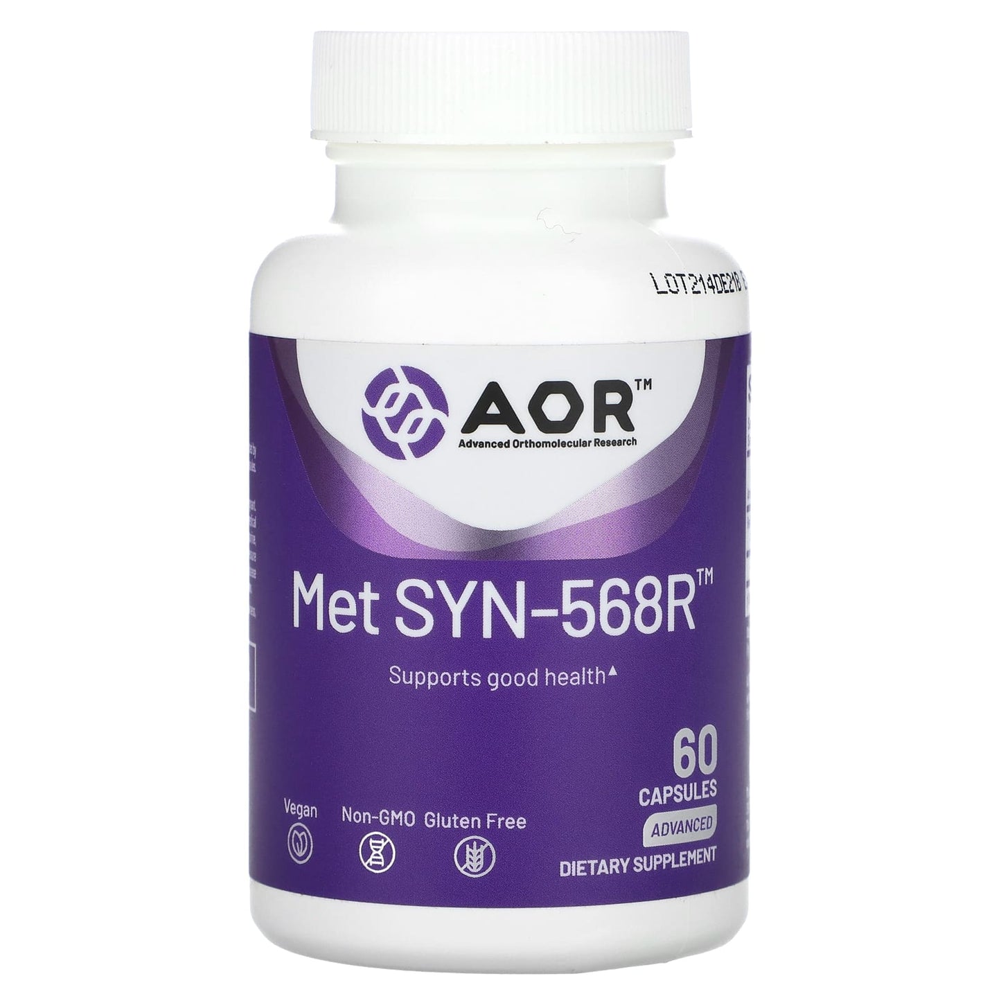 Support Healthy Aging with AOR Met SYN-568R - 60 Capsules - Image 1