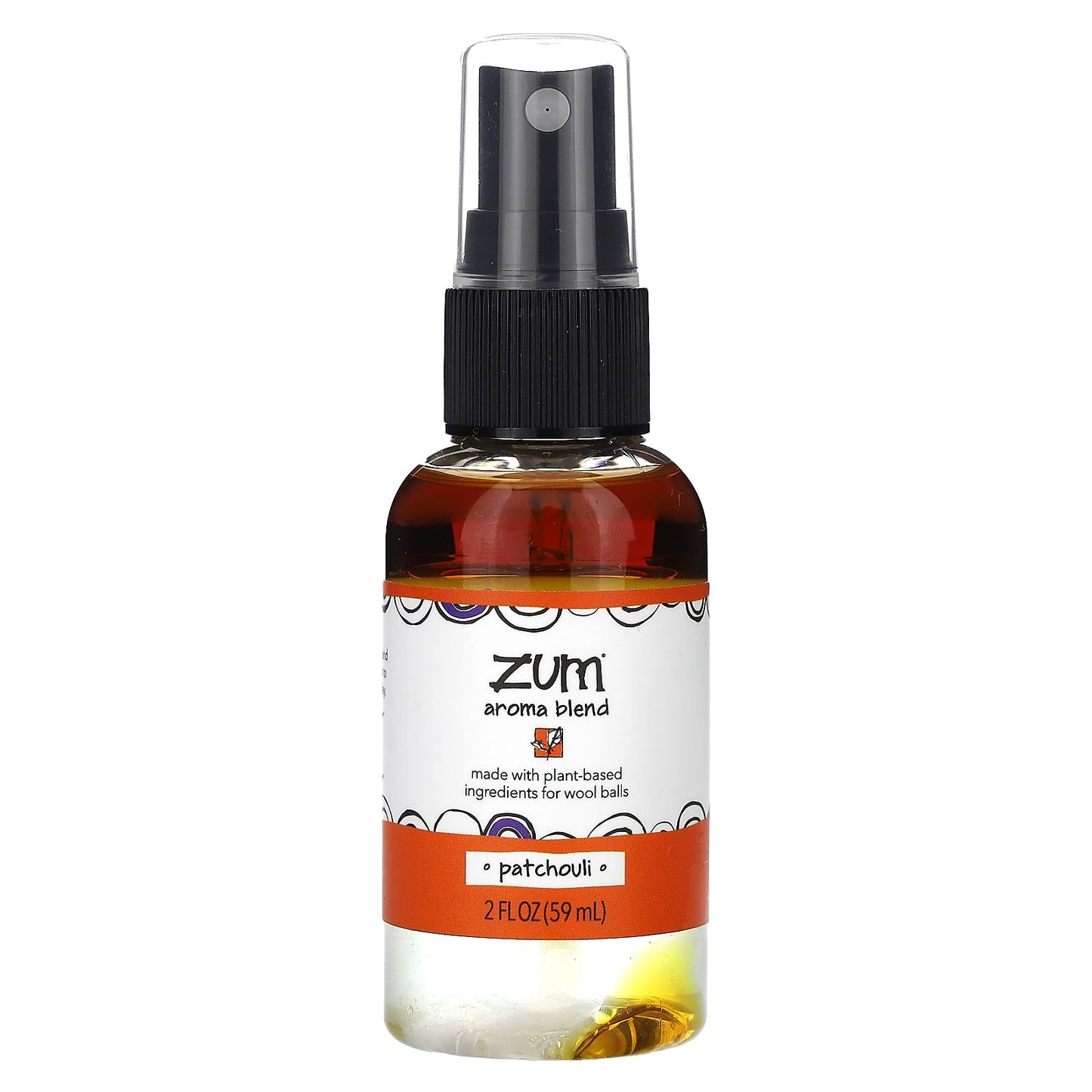ZUM, Aroma Blend for Wool Dryer Balls, Patchouli, 2 fl oz (59 ml) - Image 1