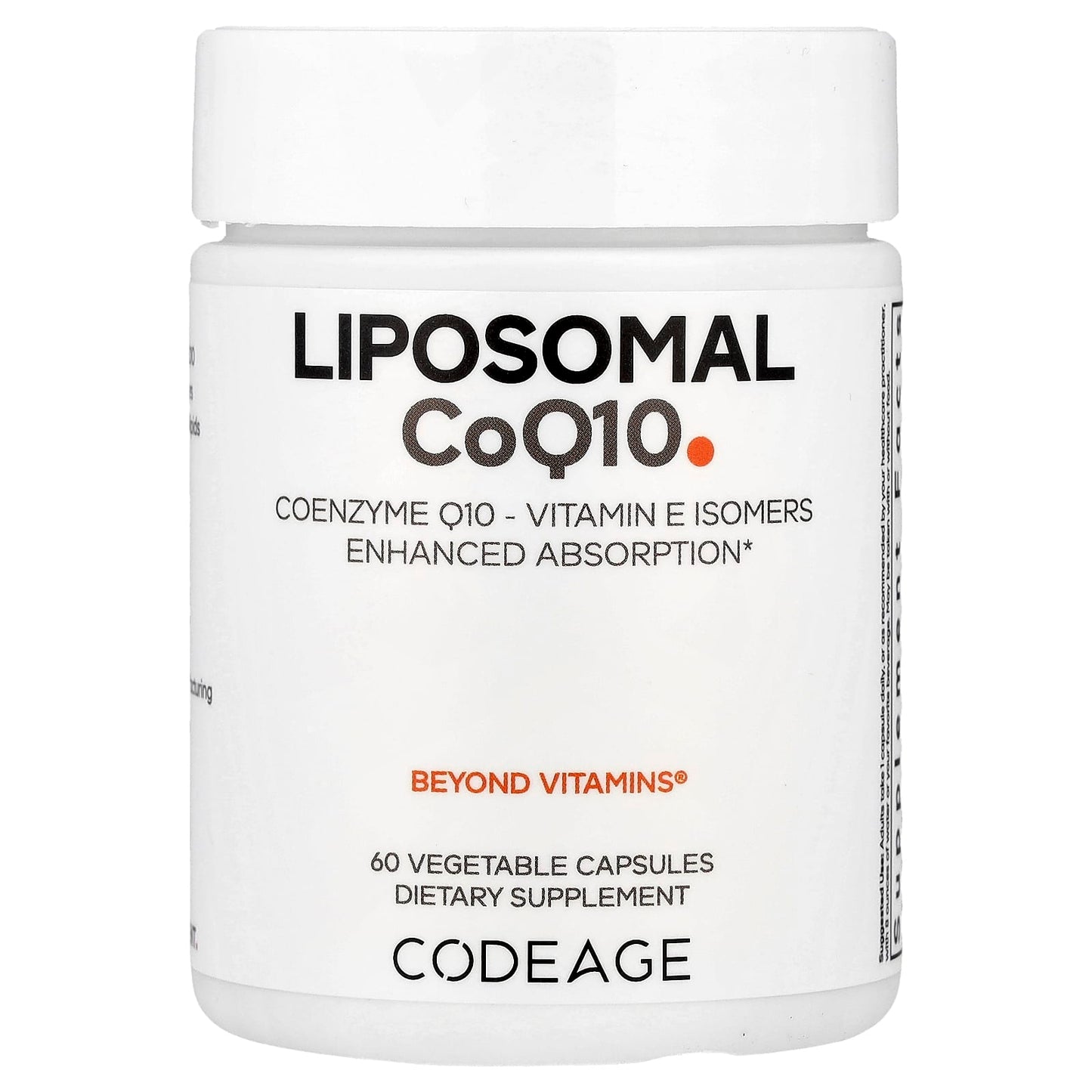 Codeage Liposomal CoQ10, Enhanced Absorption, 60 Capsules - Image 1