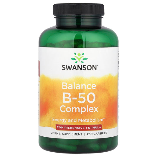 Swanson, Balance B-50 Complex, 250 Capsules - Image 1