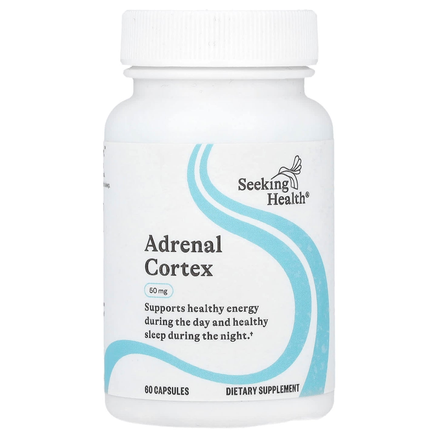 Seeking Health, Adrenal Cortex, 50 mg, 60 Capsules - Image 1