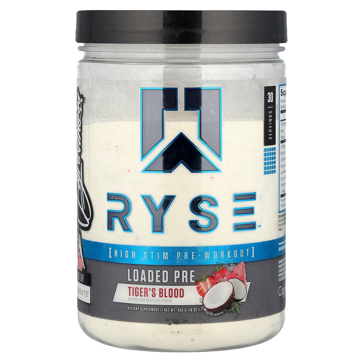 RYSE, Loaded Pre, Tiger's Blood, 16 oz (453 g) - Image 1