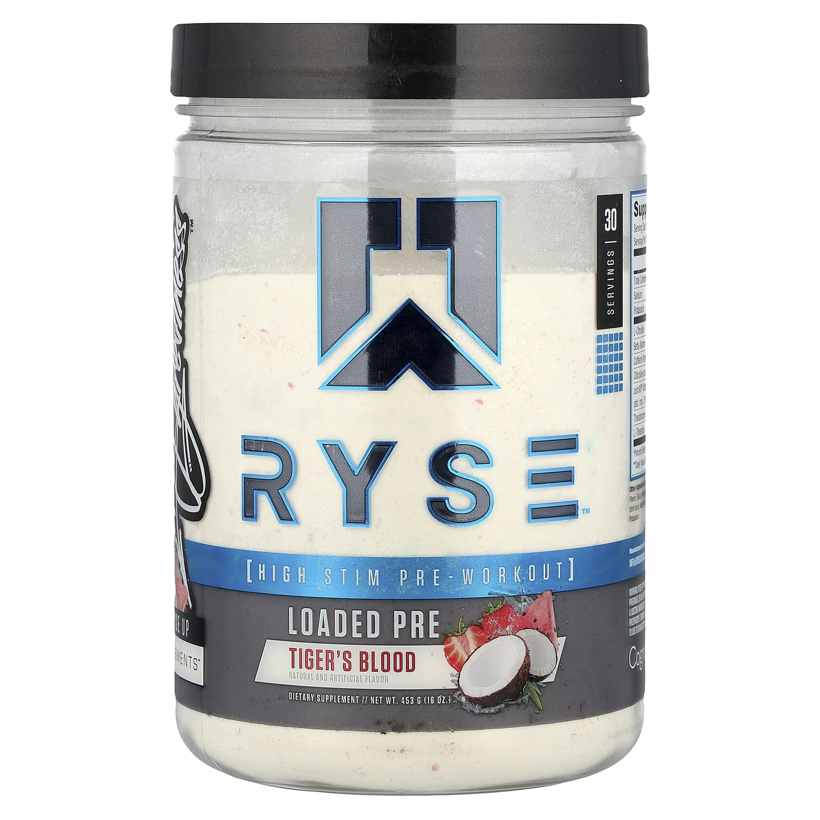 RYSE, Loaded Pre, Tiger's Blood, 16 oz (453 g) - Image 1
