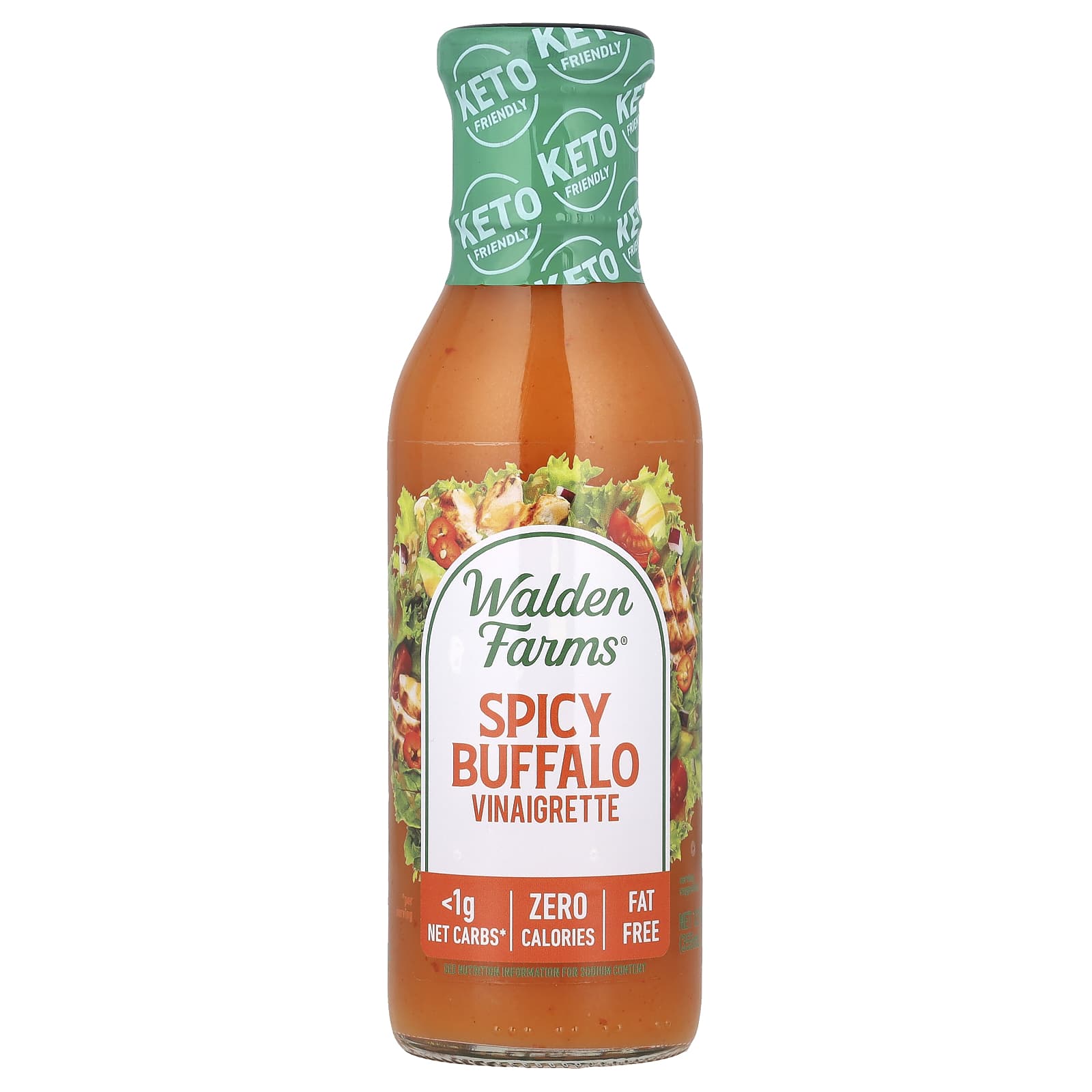 Walden Farms, Spicy Buffalo Vinaigrette, 12 fl oz (355 ml) - Image 1