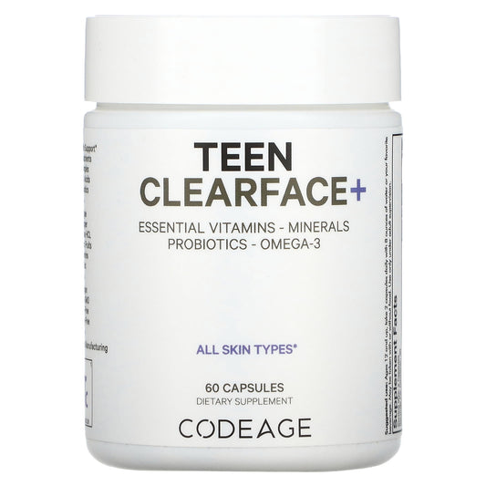 Codeage, Teen Clearface Vitamins, 60 Capsules