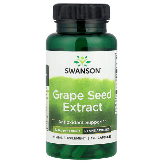 Swanson, Grape Seed Extract, 50 mg, 120 Capsules - Image 1