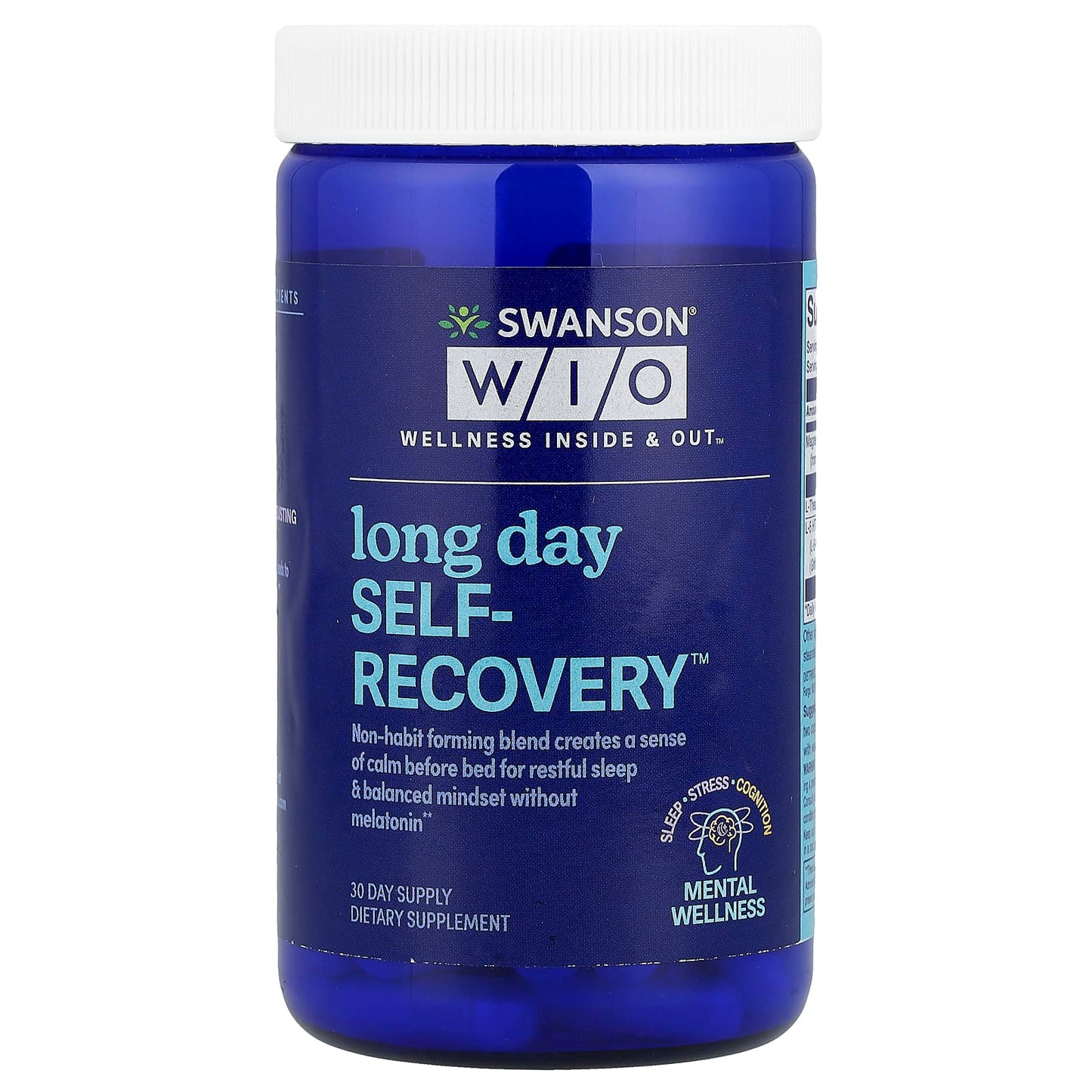 Swanson WIO, Long Day Self-Recovery™, 60 Capsules - Image 1