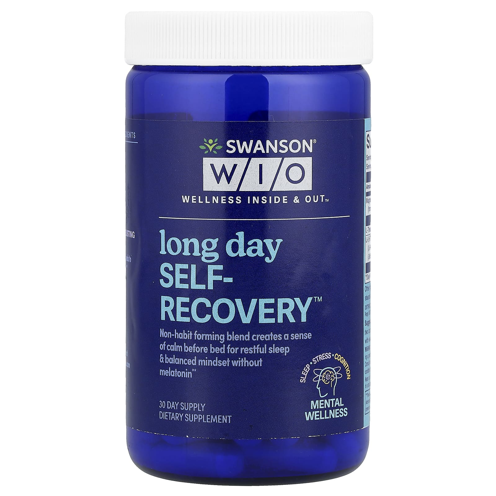 Swanson WIO, Long Day Self-Recovery™, 60 Capsules - Image 1