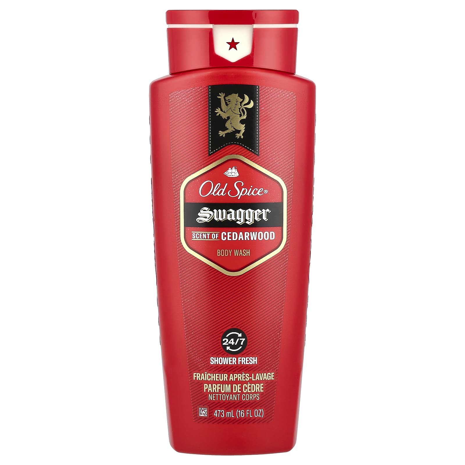 Old Spice, Swagger Body Wash, Cedarwood, 16 fl oz (473 ml) - Image 1
