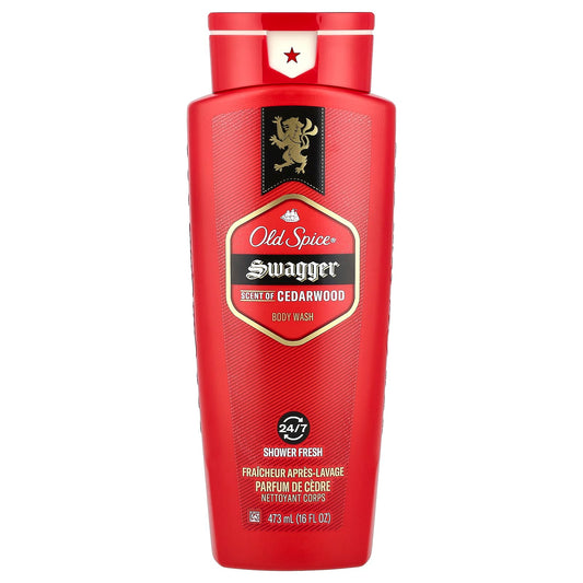 Old Spice, Swagger Body Wash, Cedarwood, 16 fl oz (473 ml) - Image 1