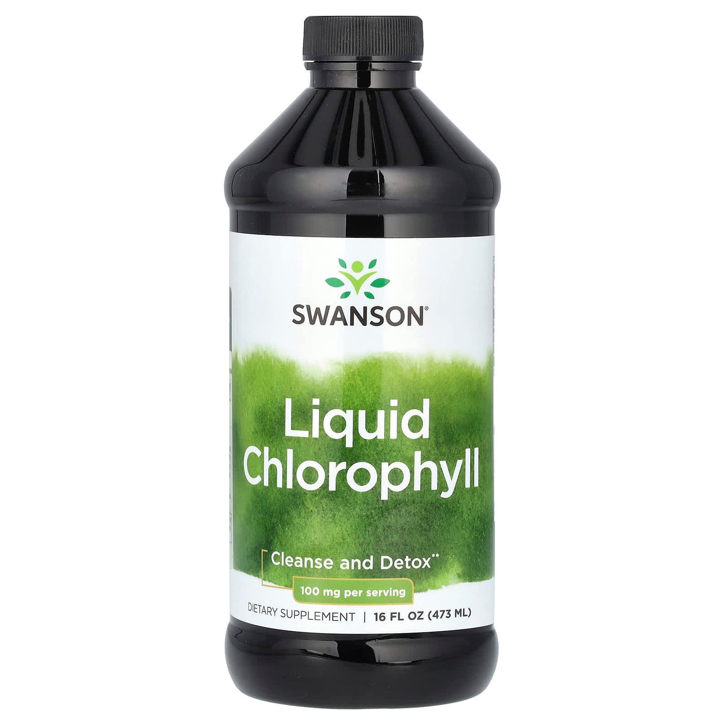 Swanson, Liquid Chlorophyll, 100 mg, 16 fl oz (473 ml) - Image 1