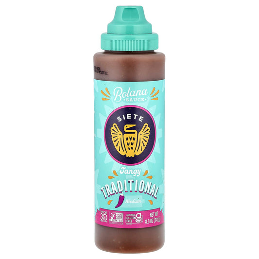 Siete, Traditional Botana Sauce, Medium, 8.5 oz (241 g) - Image 1