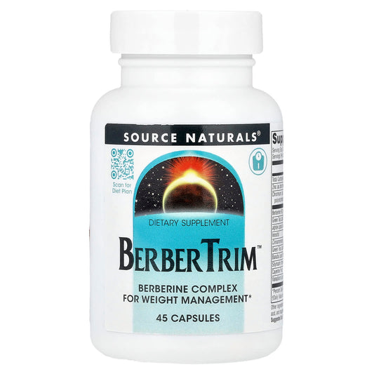 Source Naturals, BerberTrim™, 45 Capsules - Image 1