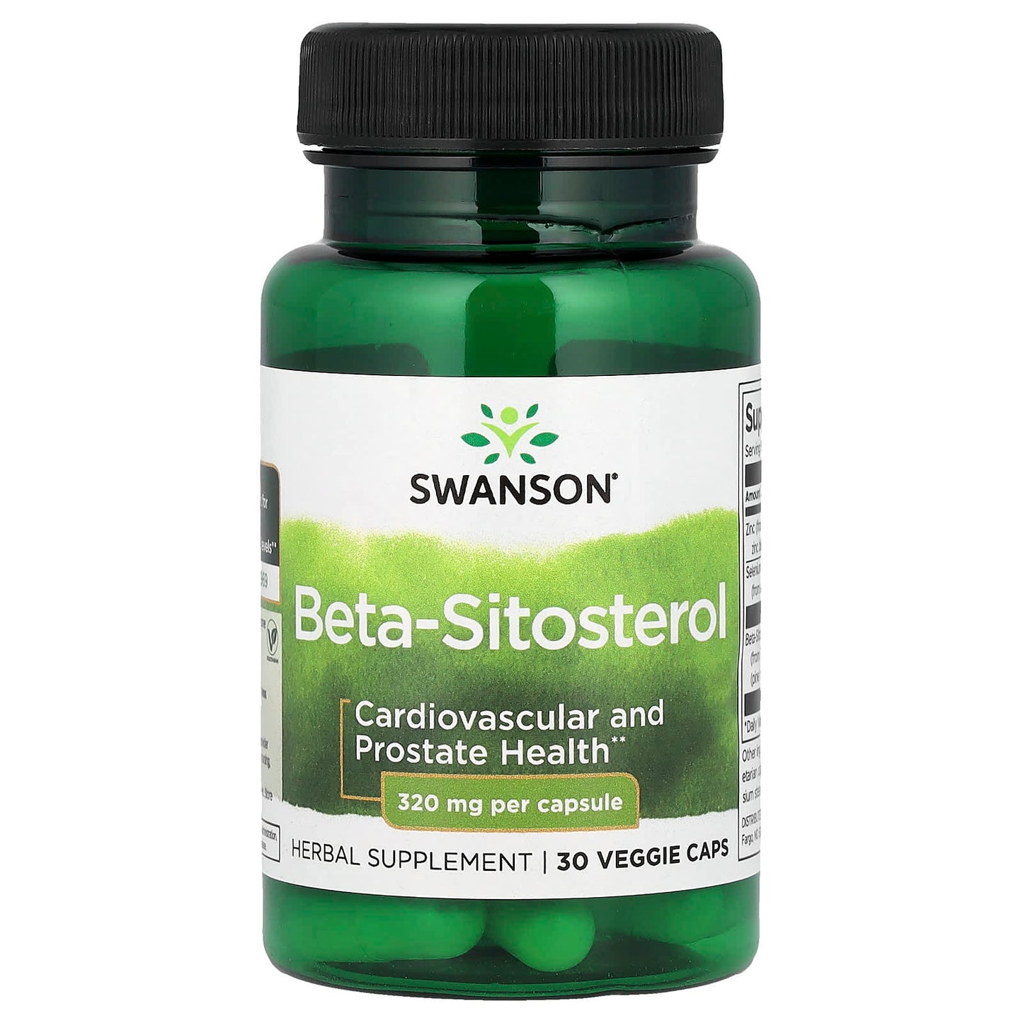 Swanson, Beta-Sitosterol, 30 Veggie Caps - Image 1