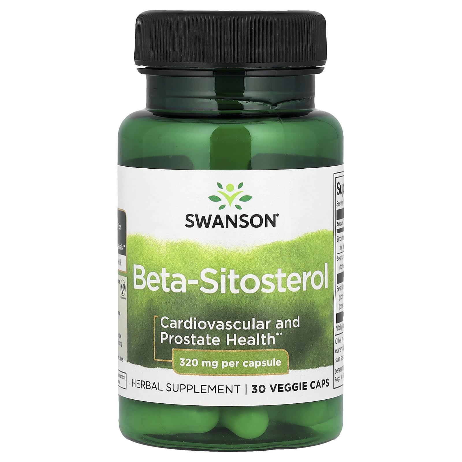 Swanson, Beta-Sitosterol, 30 Veggie Caps - Image 1