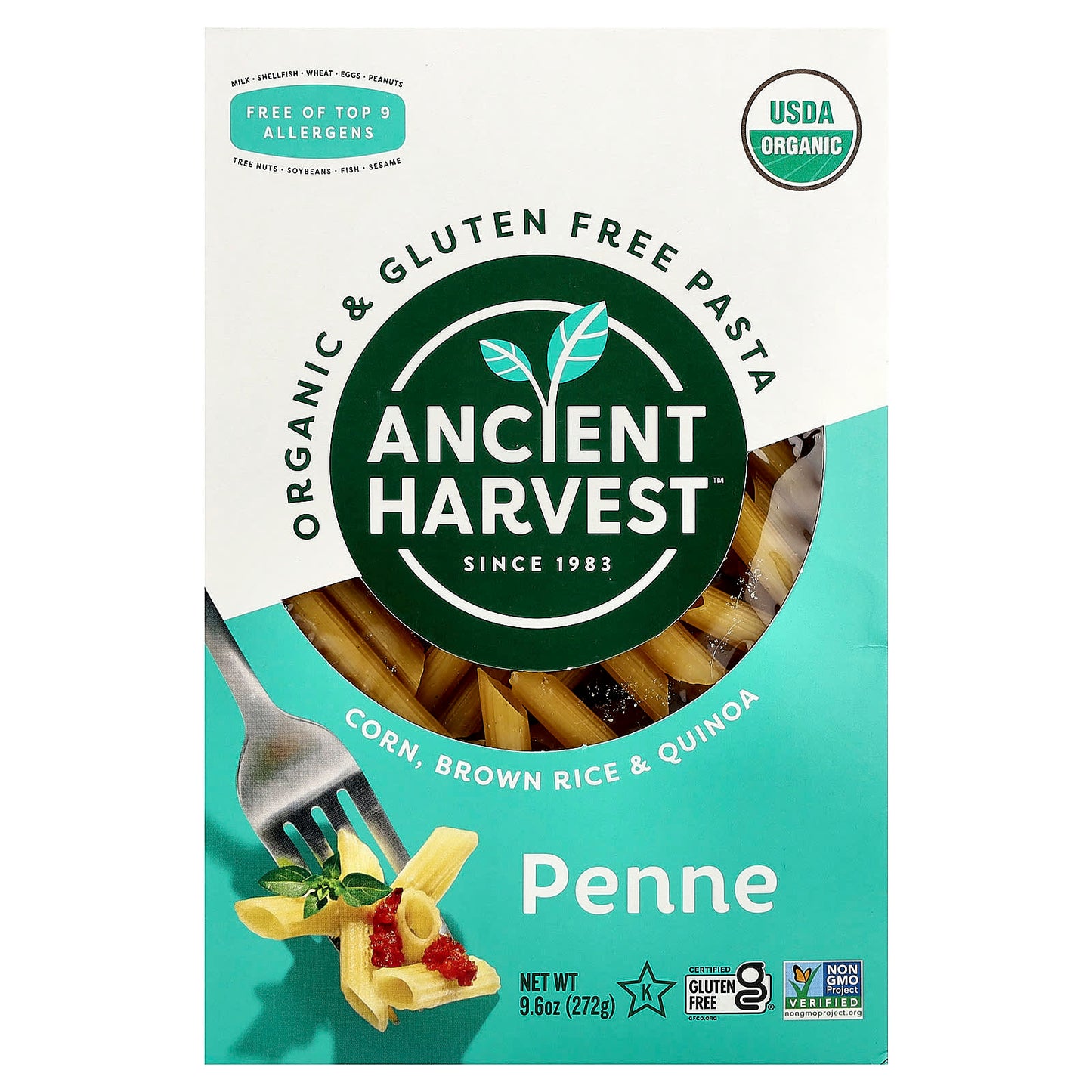 Ancient Harvest Organic Gluten-Free Penne Pasta 9.6 oz - Image 1
