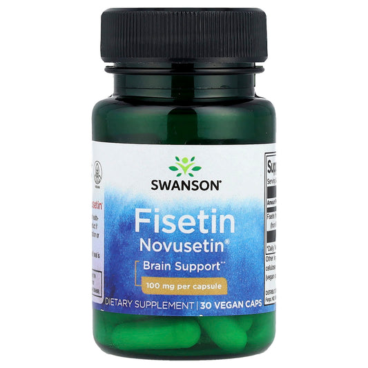 Swanson, Fisetin Novusetin®, 100 mg, 30 Vegan Caps - Image 1