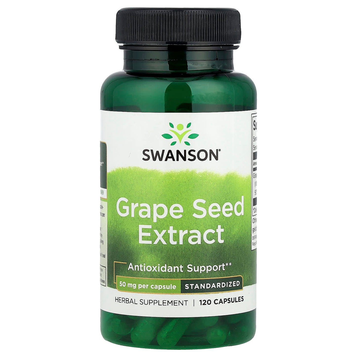Swanson, Grape Seed Extract, 50 mg, 120 Capsules - Image 1