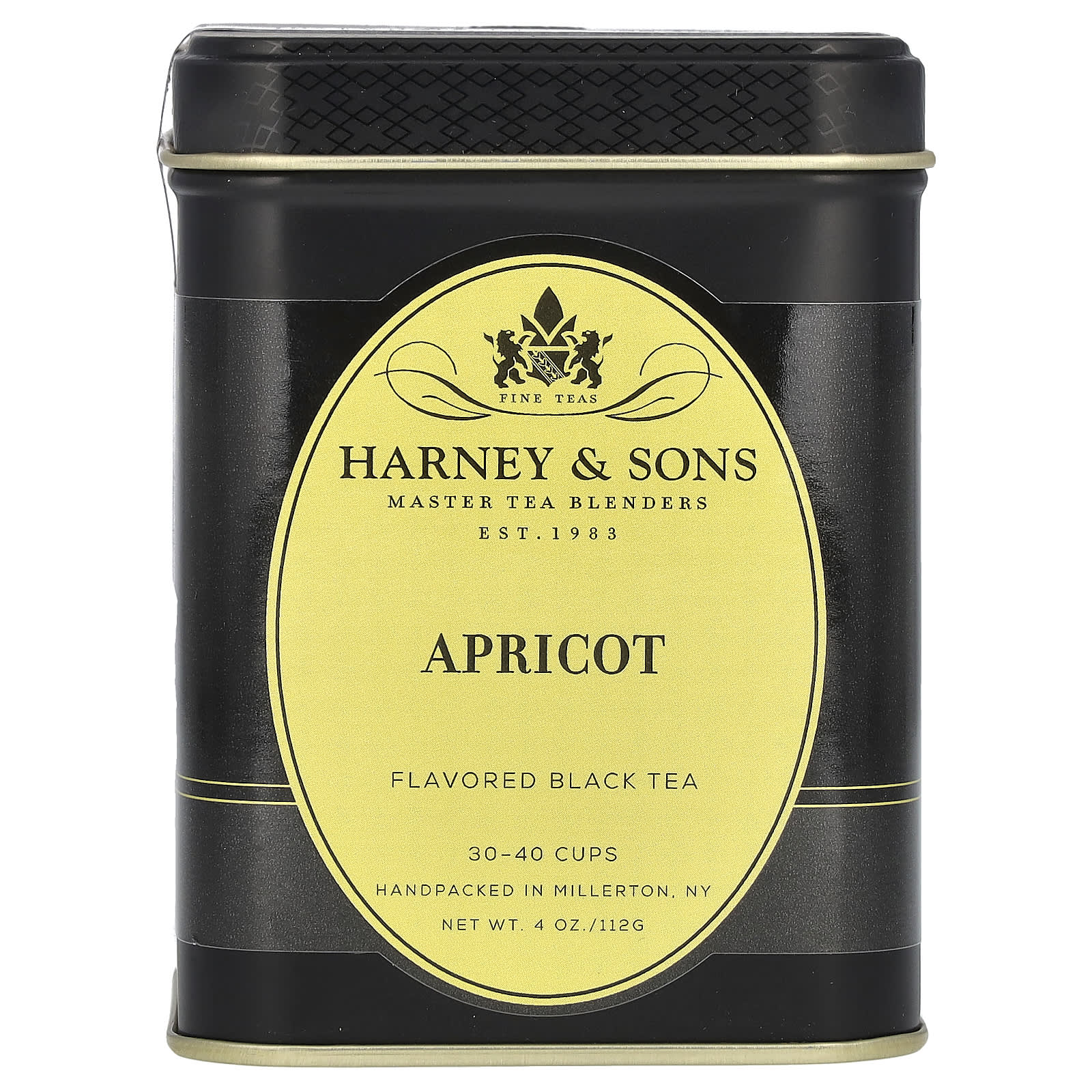 Harney & Sons Black Apricot Tea, 4 oz (112g) - Sweet Fruity Flavor - Image 1