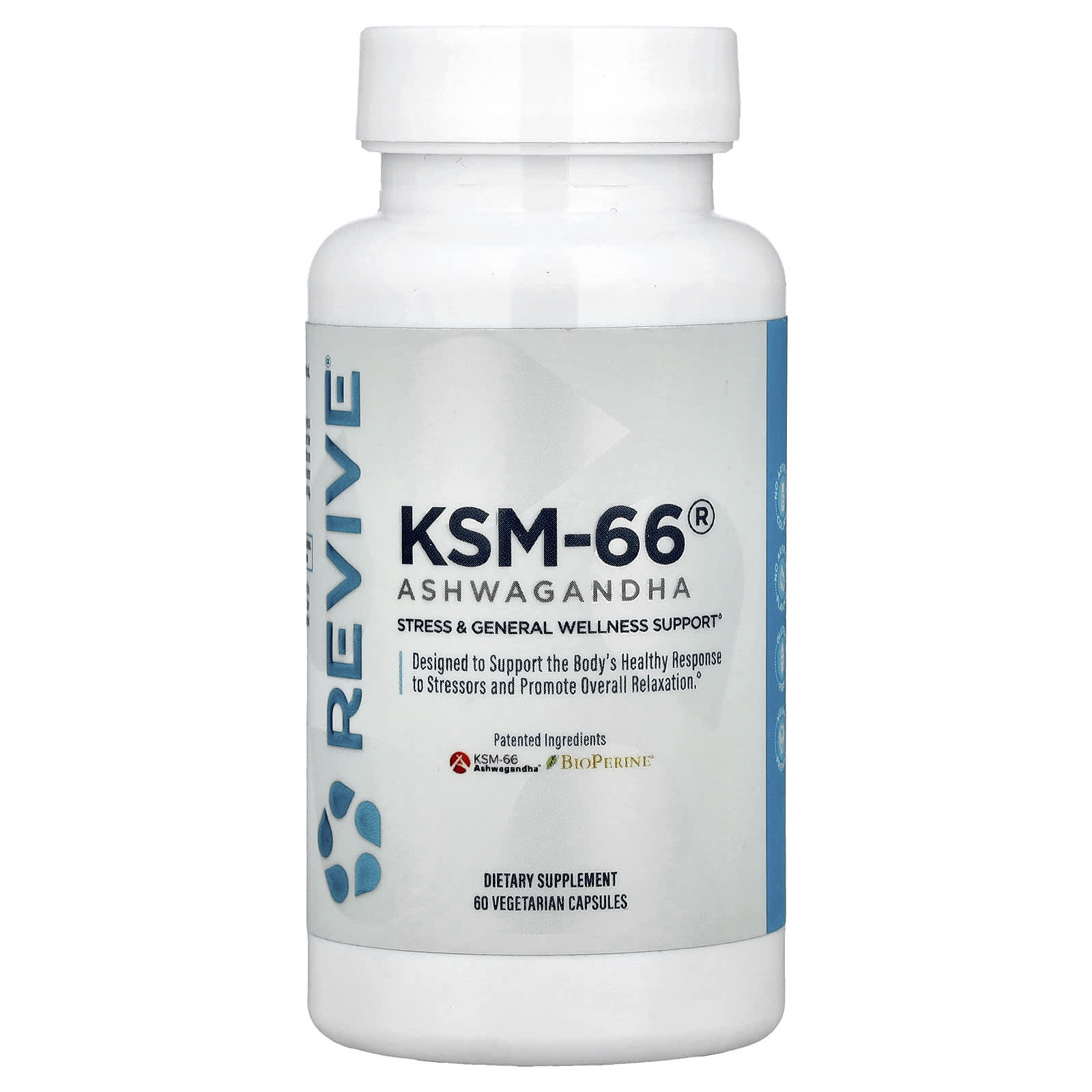 Revive, KSM-66® Ashwagandha , 60 Vegetarian Capsules - Image 1