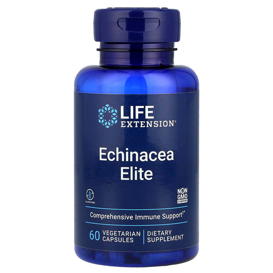 Life Extension, Echinacea Elite, 60 Vegetarian Capsules - Image 1