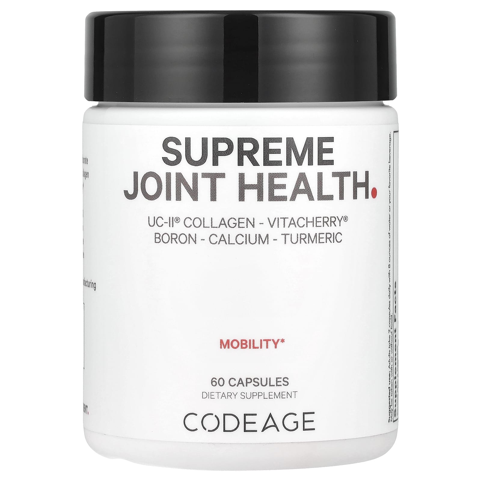 Supreme Joint Health Supplement by CodeAge - 60 Capsules - Image 1