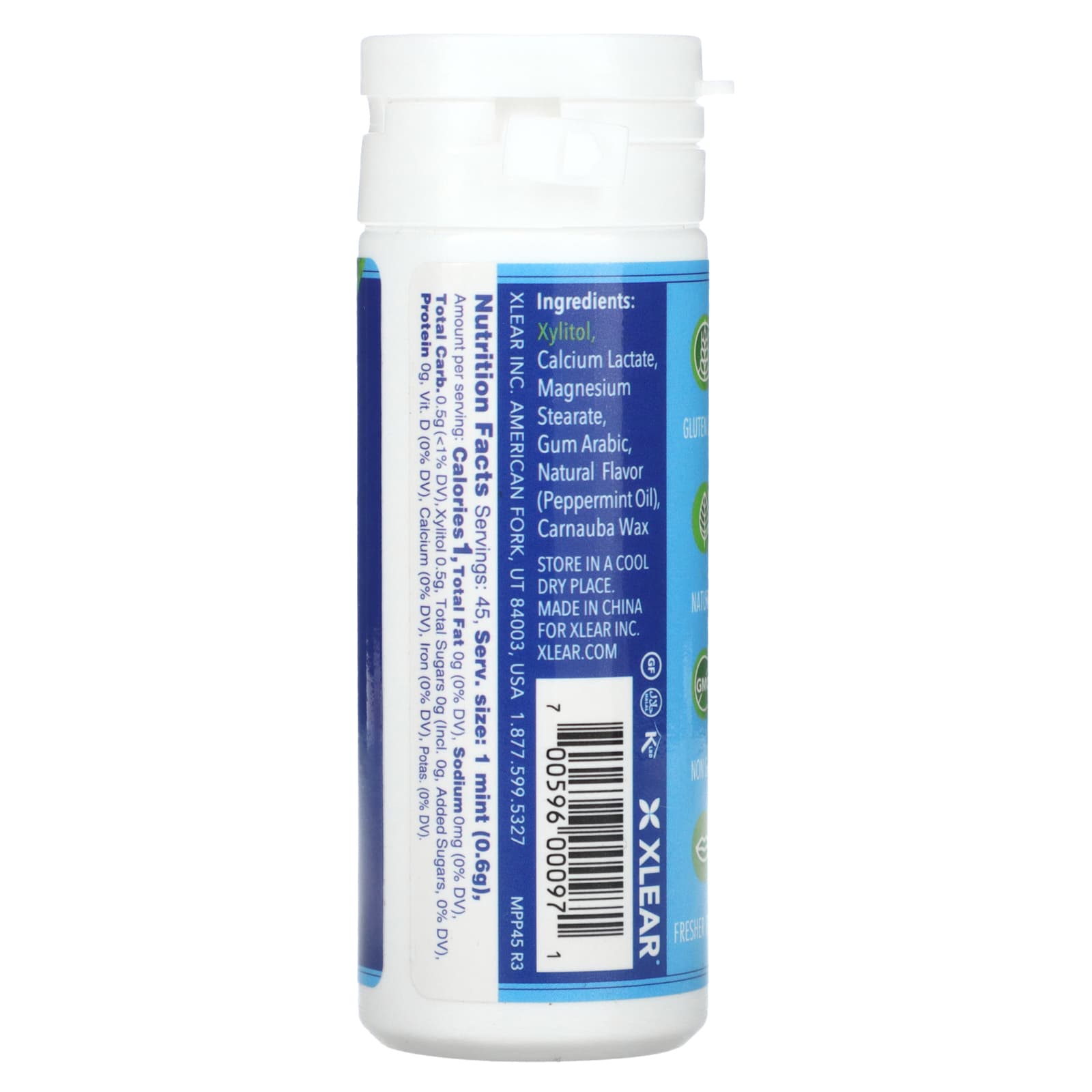 Xlear, Dental Defense Spry Mints, Peppermint, 45 Pieces - Image 2