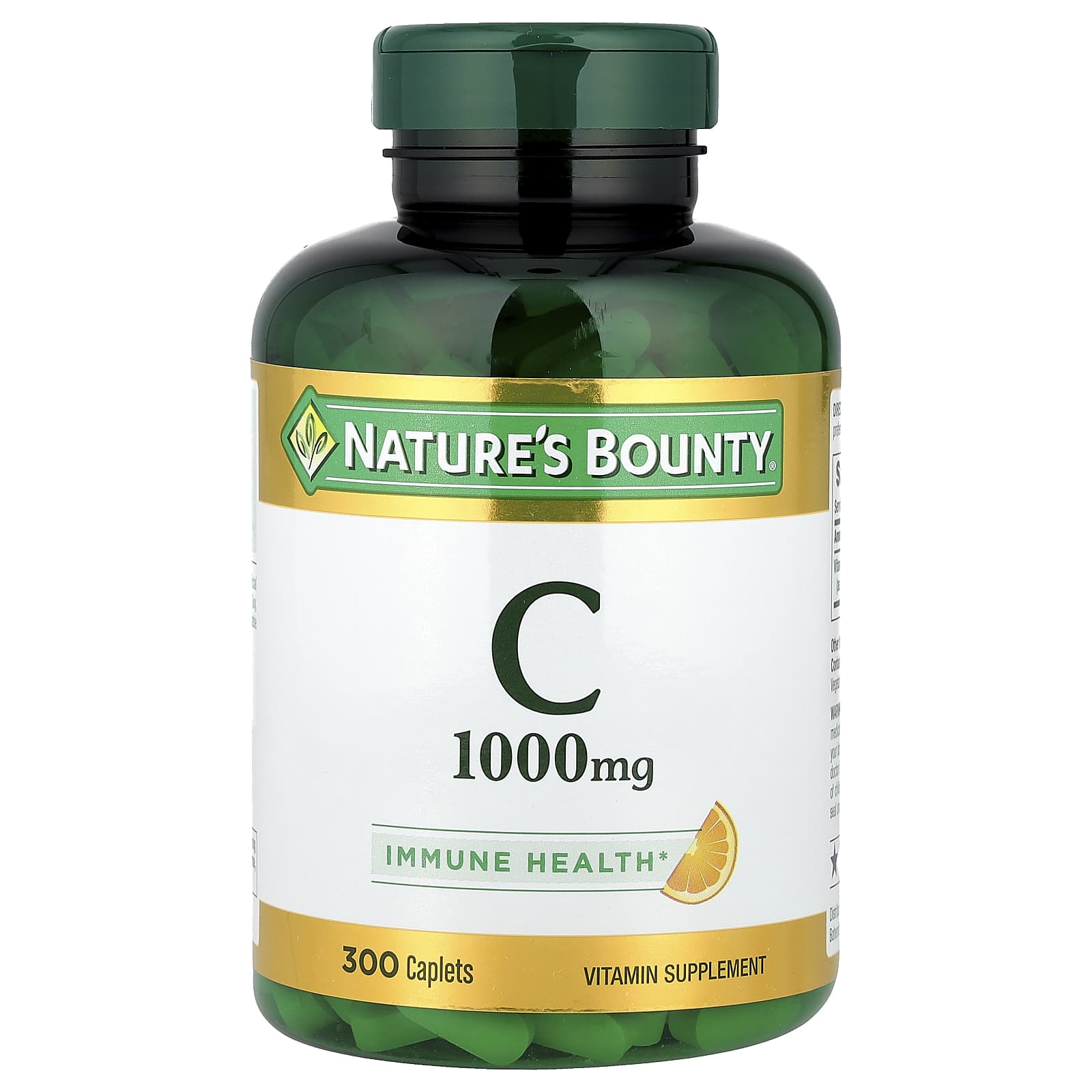 Nature's Bounty, Vitamin C, 1,000 mg, 300 Caplets - Image 1