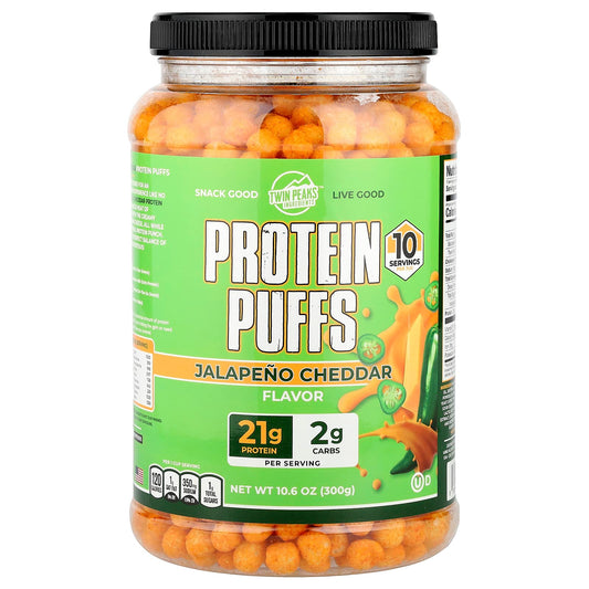 Twin Peaks, Protein Puffs, Jalapeno Cheddar, 10.6 oz (300 g) - Image 1