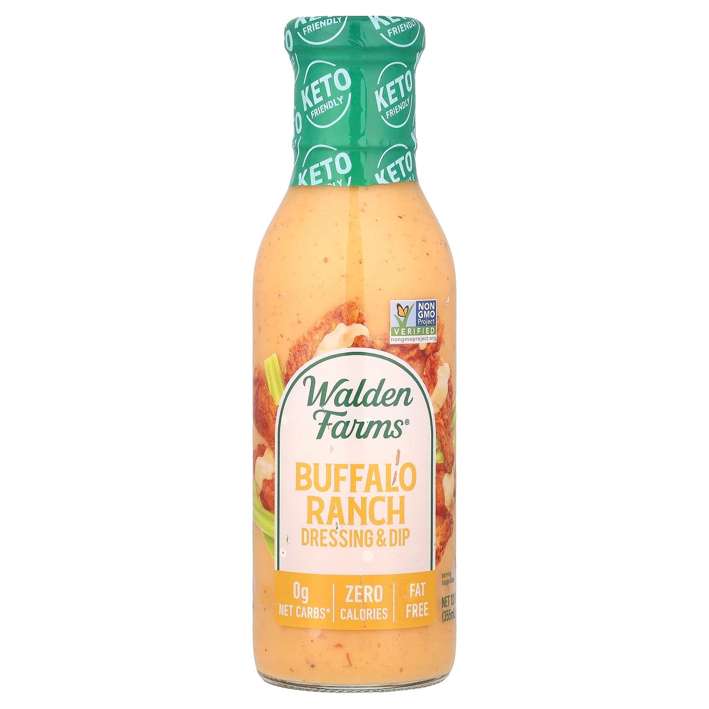 Walden Farms, Buffalo Ranch Dressing & Dip, 12 fl oz (355 ml) - Image 1