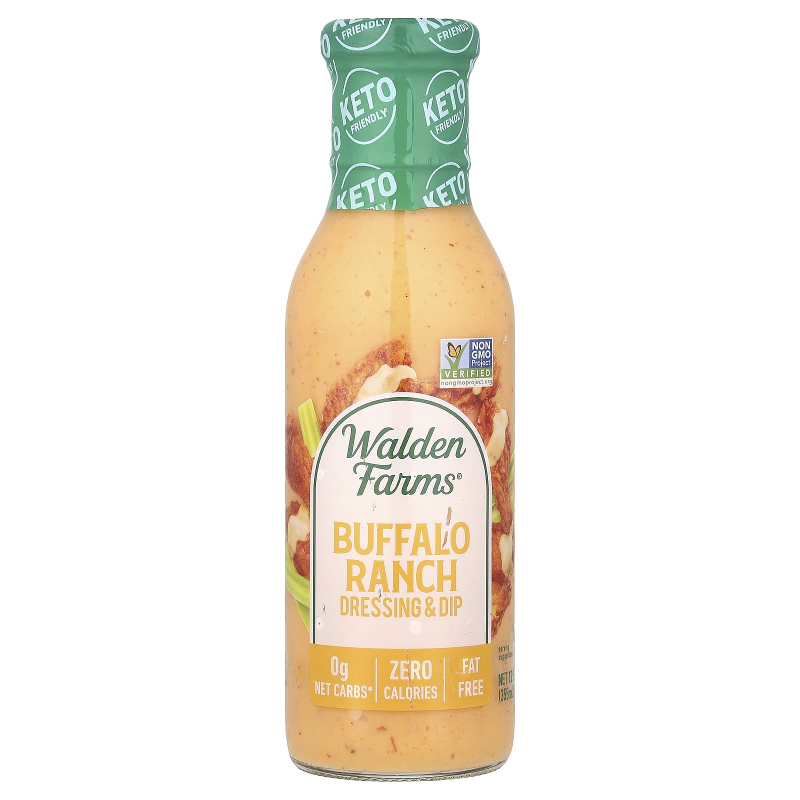 Walden Farms, Buffalo Ranch Dressing & Dip, 12 fl oz (355 ml) - Image 1