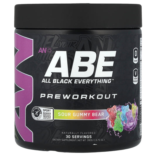 ABE Pre-Workout - Sour Gummy Bear, Explosive Energy & Focus - Image 1
