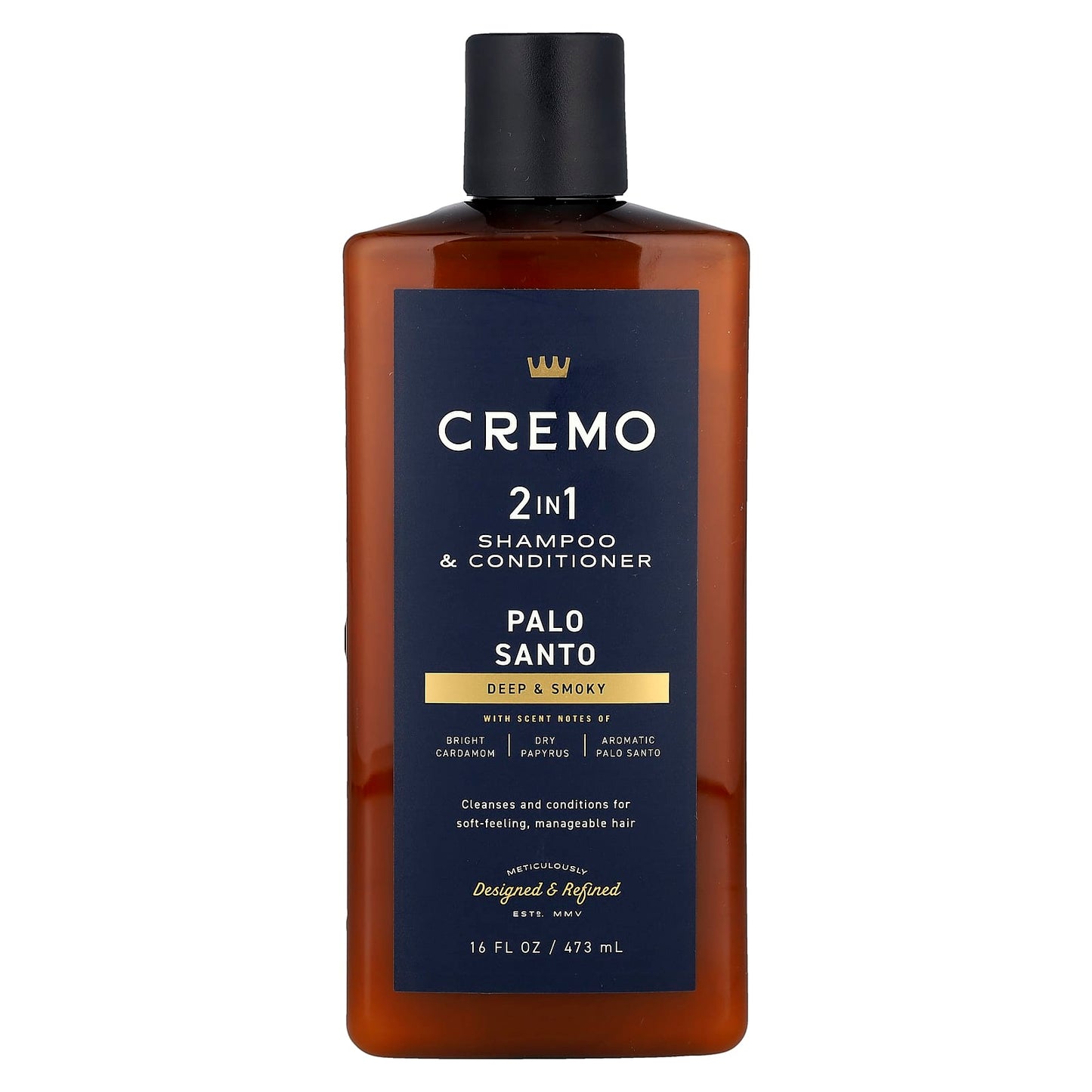 Palo Santo 2-in-1 Shampoo & Conditioner, 16 fl oz - Soft Hair, Manageable - Image 1