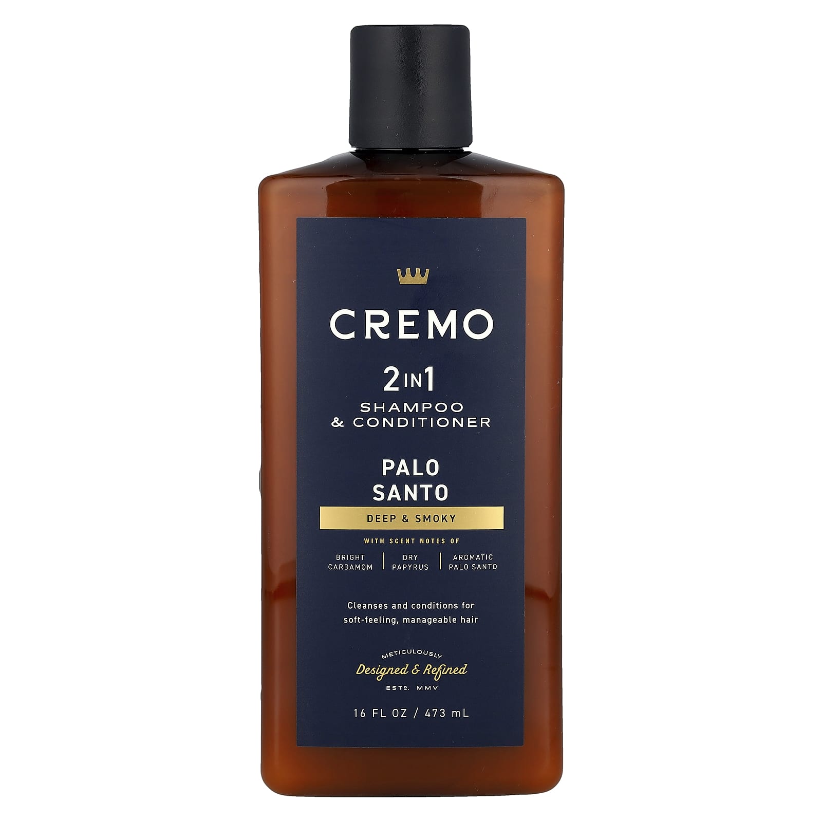 Palo Santo 2-in-1 Shampoo & Conditioner, 16 fl oz - Soft Hair, Manageable - Image 1