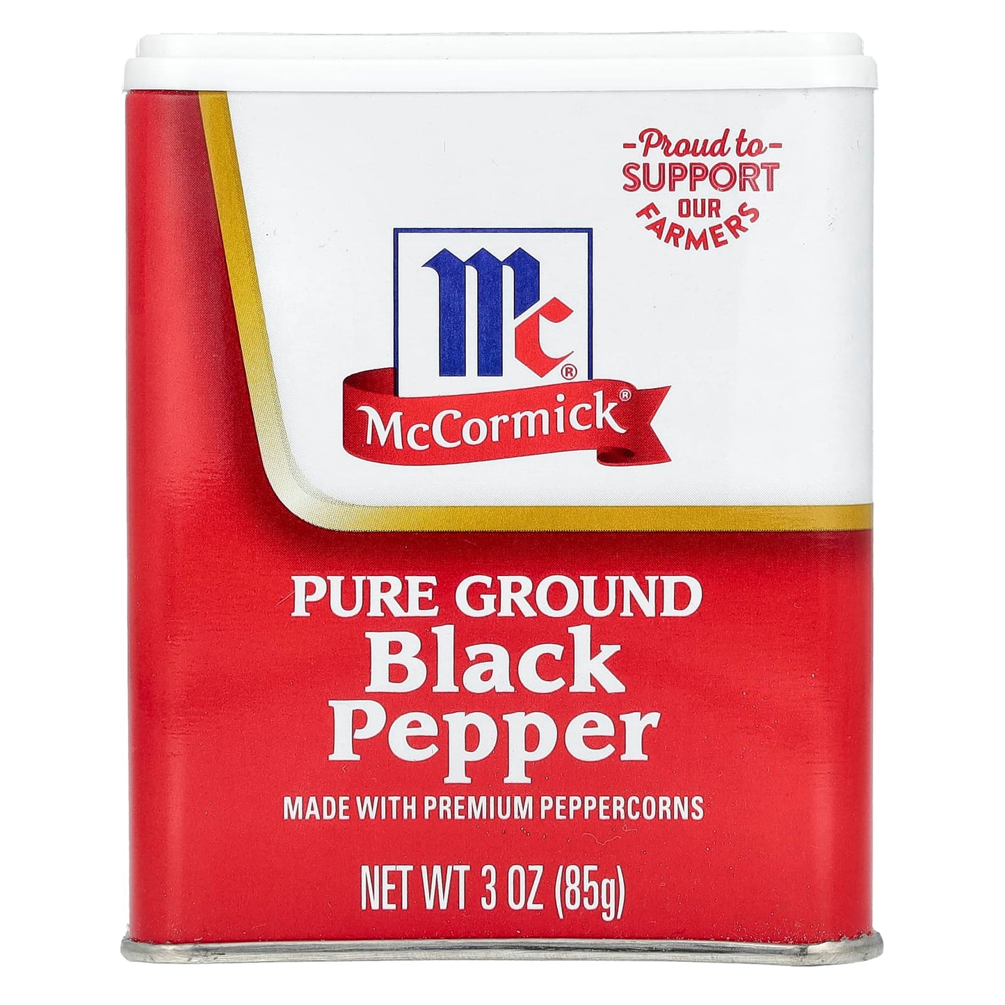 McCormick, Pure Ground Black Pepper, 3 oz (85 g) - Image 1