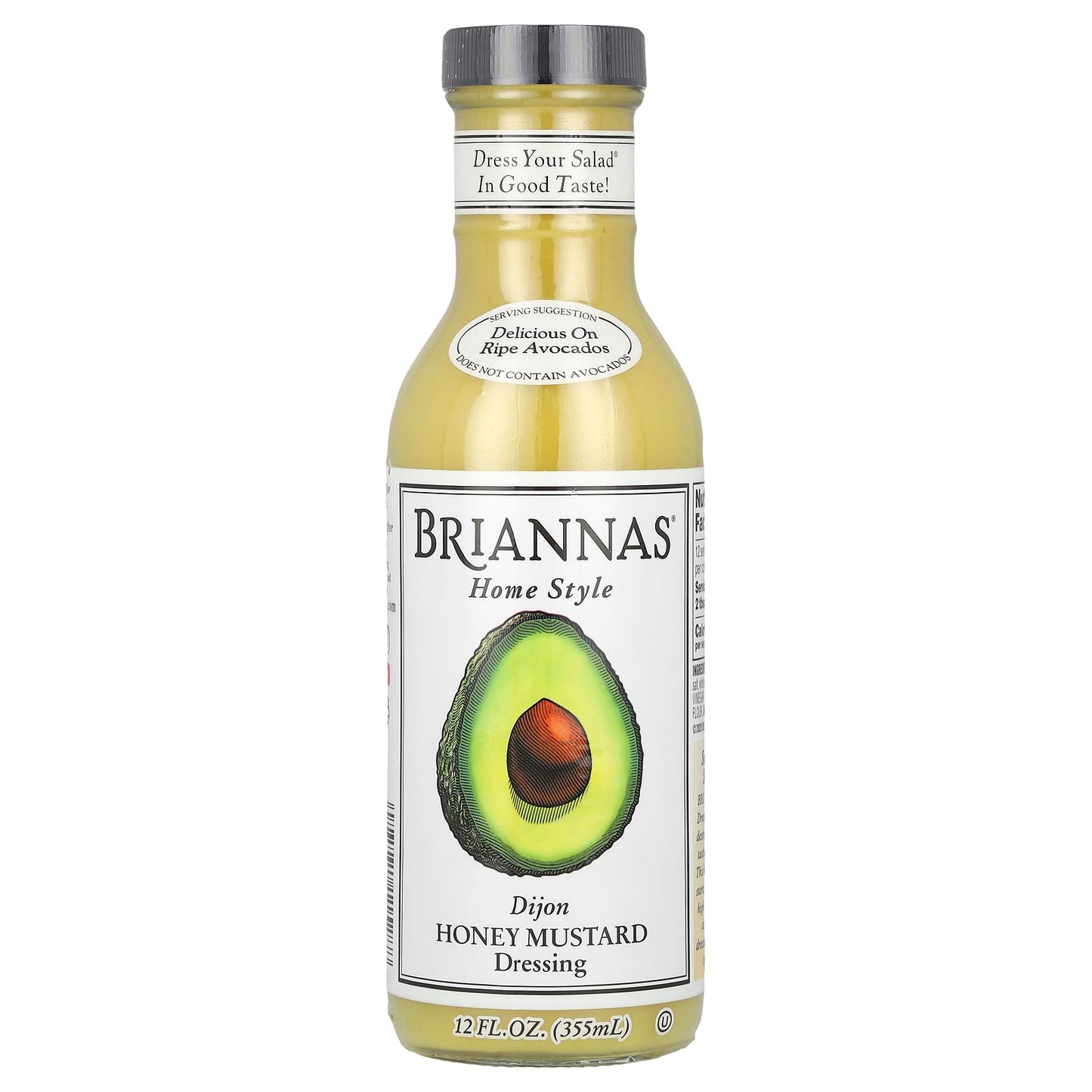 Dijon Honey Mustard Salad Dressing by Briannas, 12 fl oz - Image 1