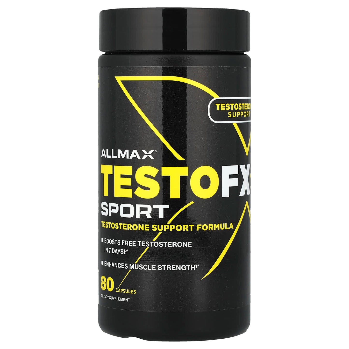 Boost Testosterone with ALLMAX TestoFX Sport, 80 Capsules - Image 1