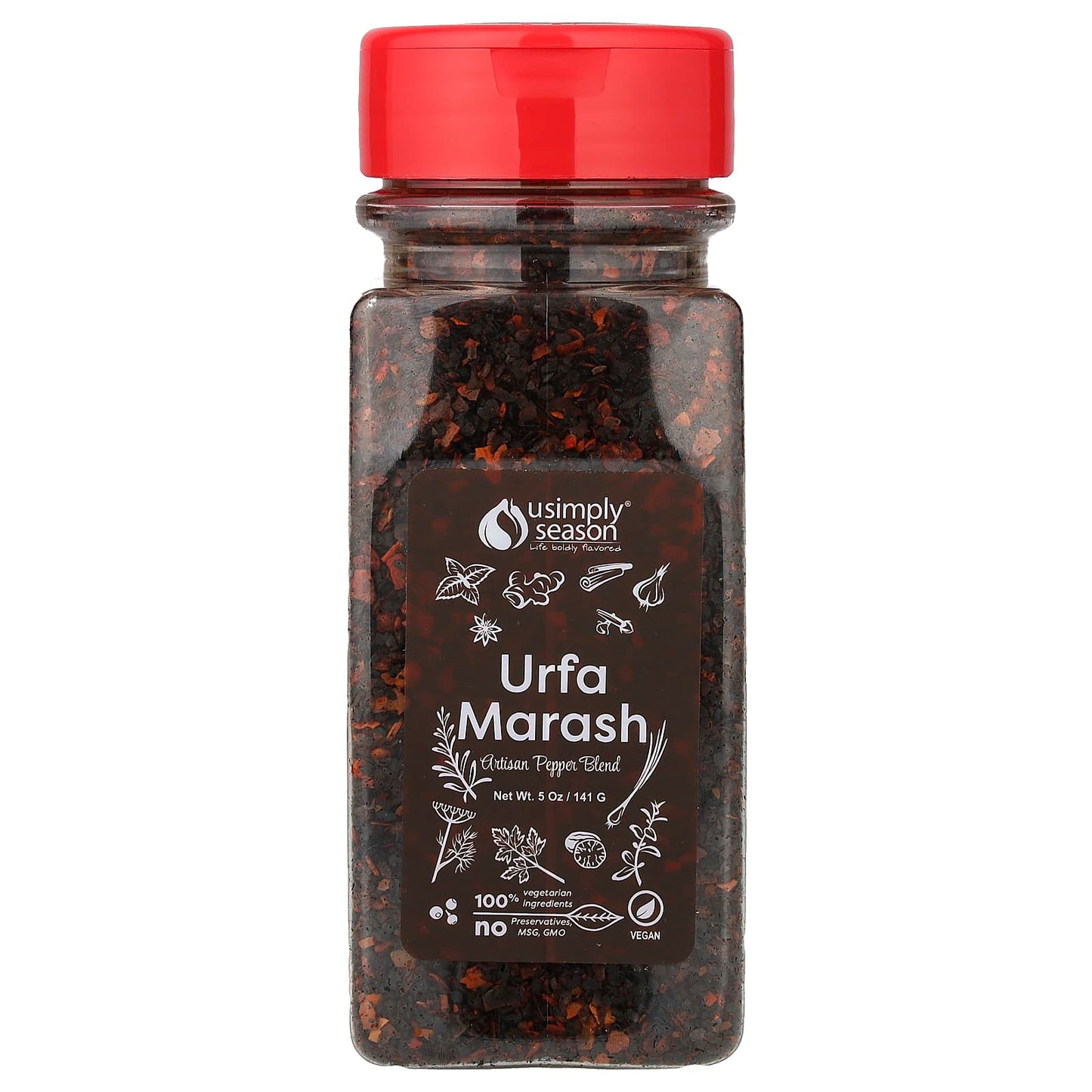 USimplySeason, Artisan Pepper Blend, Urfa Marash, 5 oz (141 g) - Image 1
