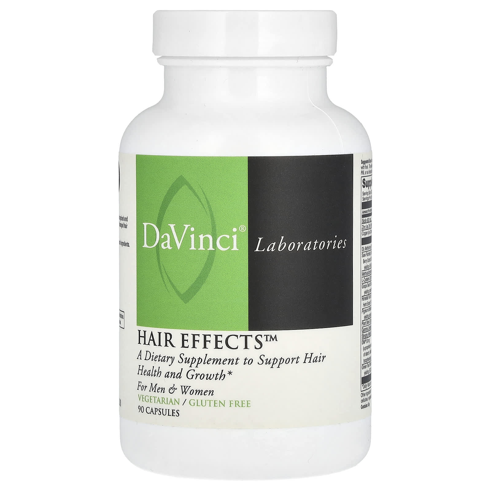 DaVinci Laboratories Hair Growth Supplement, 90 Capsules - Image 1