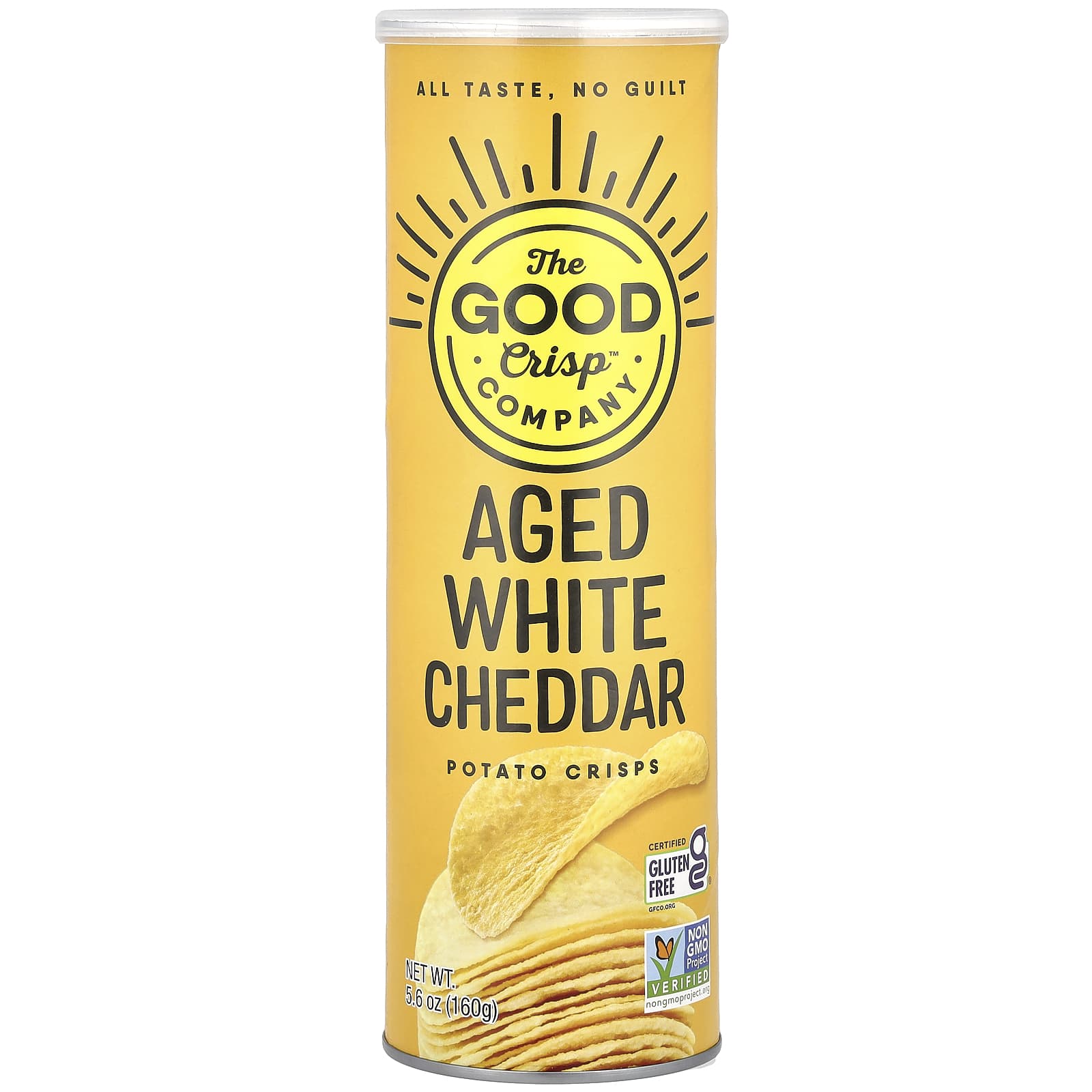 The Good Crisp Company, Potato Crisps, Aged White Cheddar, 5.6 oz (160 g) - Image 1