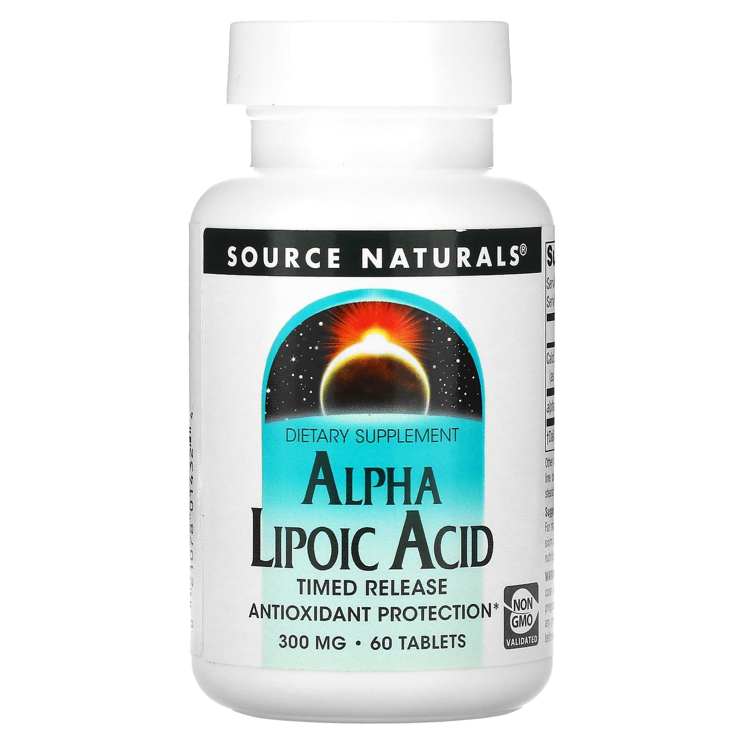 Source Naturals, Alpha Lipoic Acid, Timed Release, 60 Tablets - Image 1