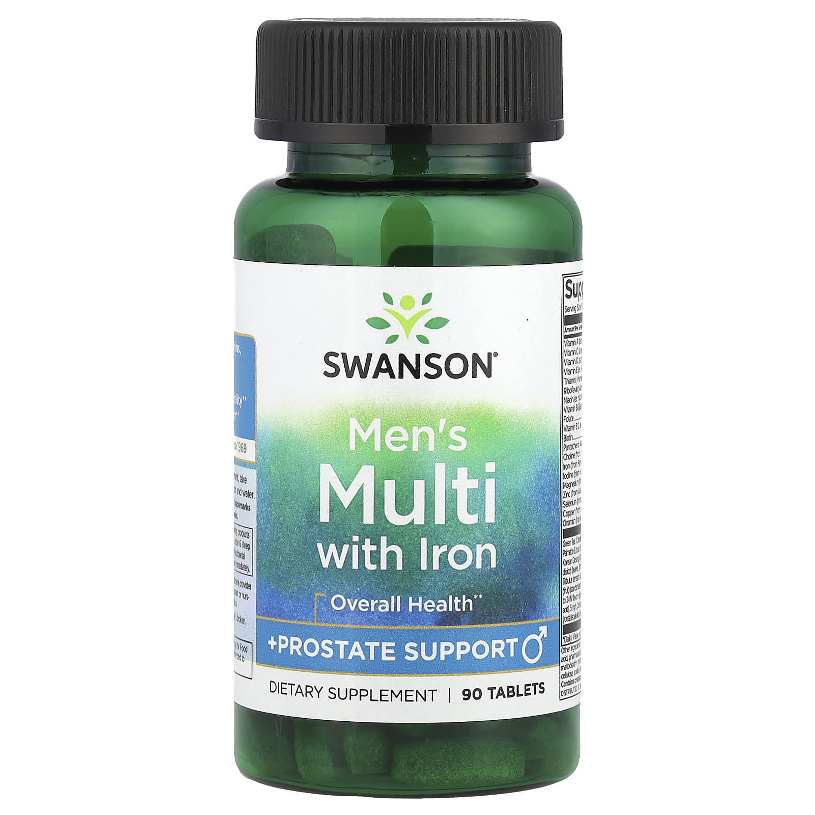 Swanson, Men's Multi With Iron, 90 Tablets - Image 1