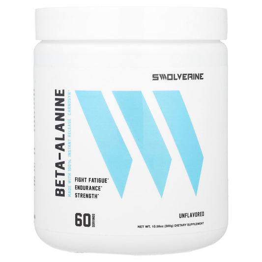 Swolverine, Beta-Alanine, Unflavored, 10.58 oz (300 g) - Image 1
