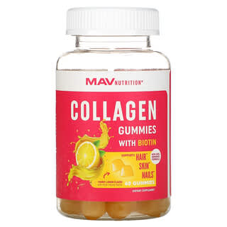 Delicious MA Nutrition Collagen Gummies for Hair, Skin & Nails - 60 Gummies